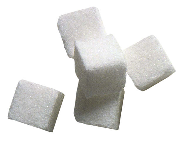 Photo de cubes de sucre