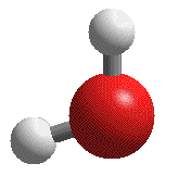 Symbole représentant une molécule de monoxyde de dihydrogène