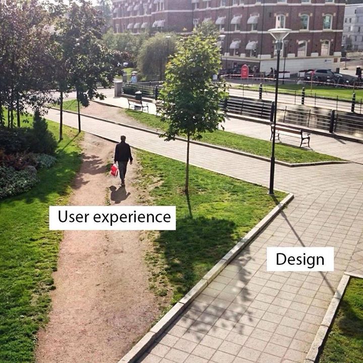 user experience vs design