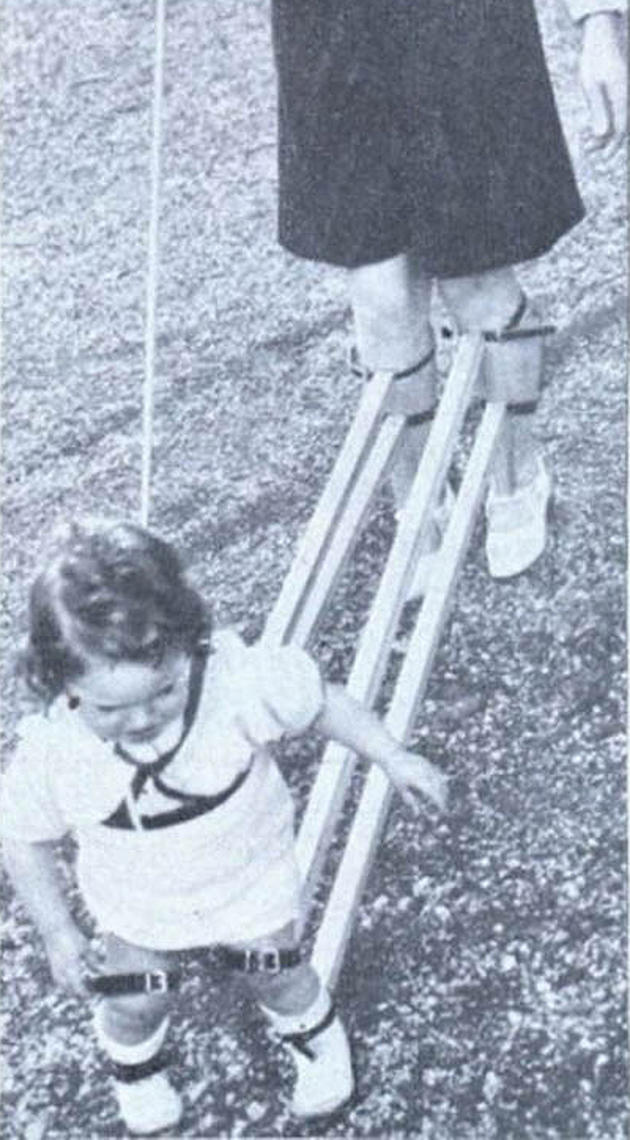 Photo d'une invention permettant d'aider les enfants à apprendre à marcher