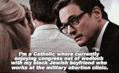 I'm a Catholic whore, currently enjoying congress out of wedlock with my black Jewish boyfriend who works at a military abortion clinic